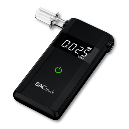 BACtrack Scout Breathalyzer angled