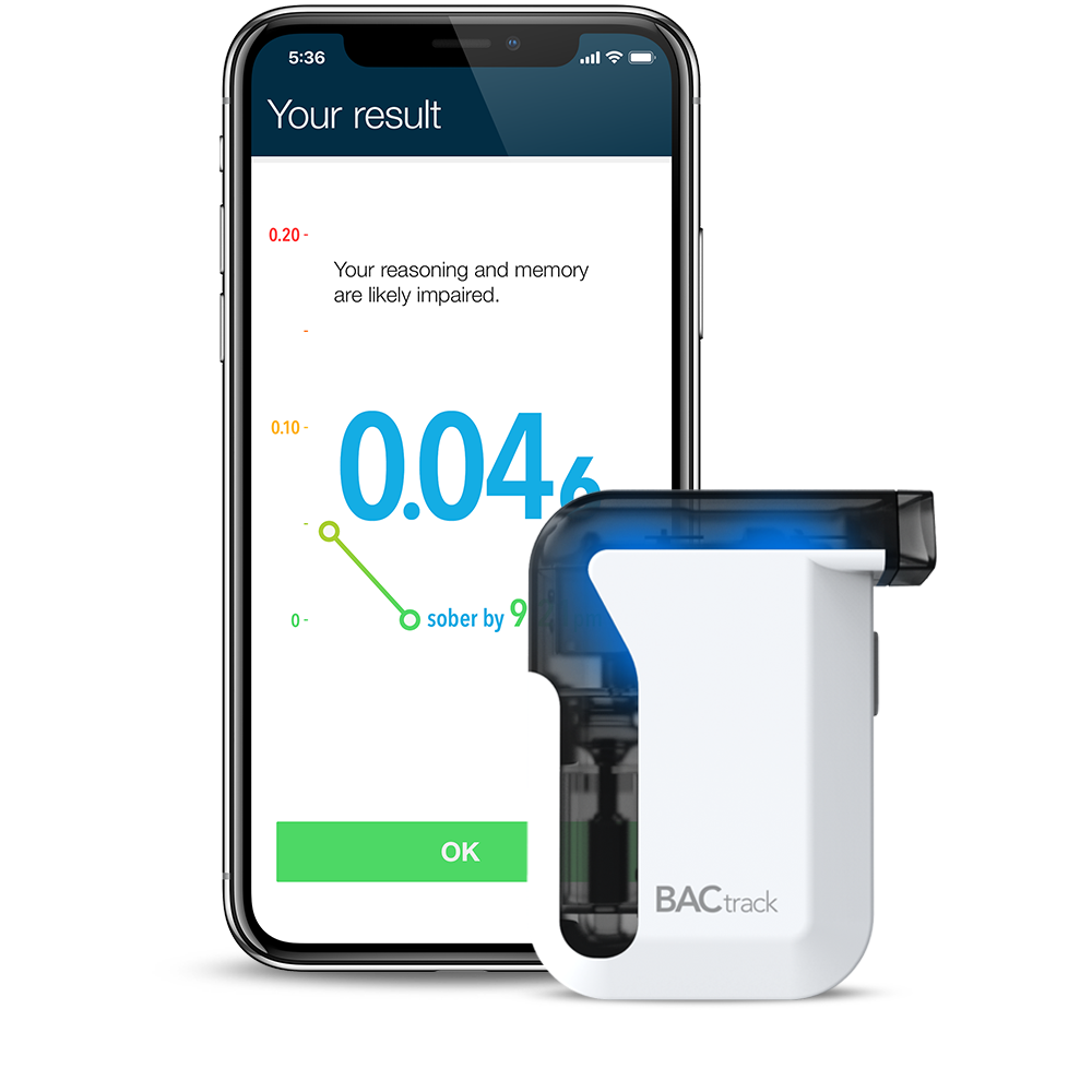 BACtrack Mobile Smartphone Breathalyzer & Black iPhone